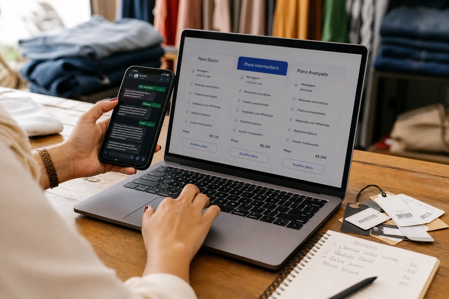 Chatbot gratuito para WhatsApp: como entender planos e recursos antes de automatizar seu atendimento