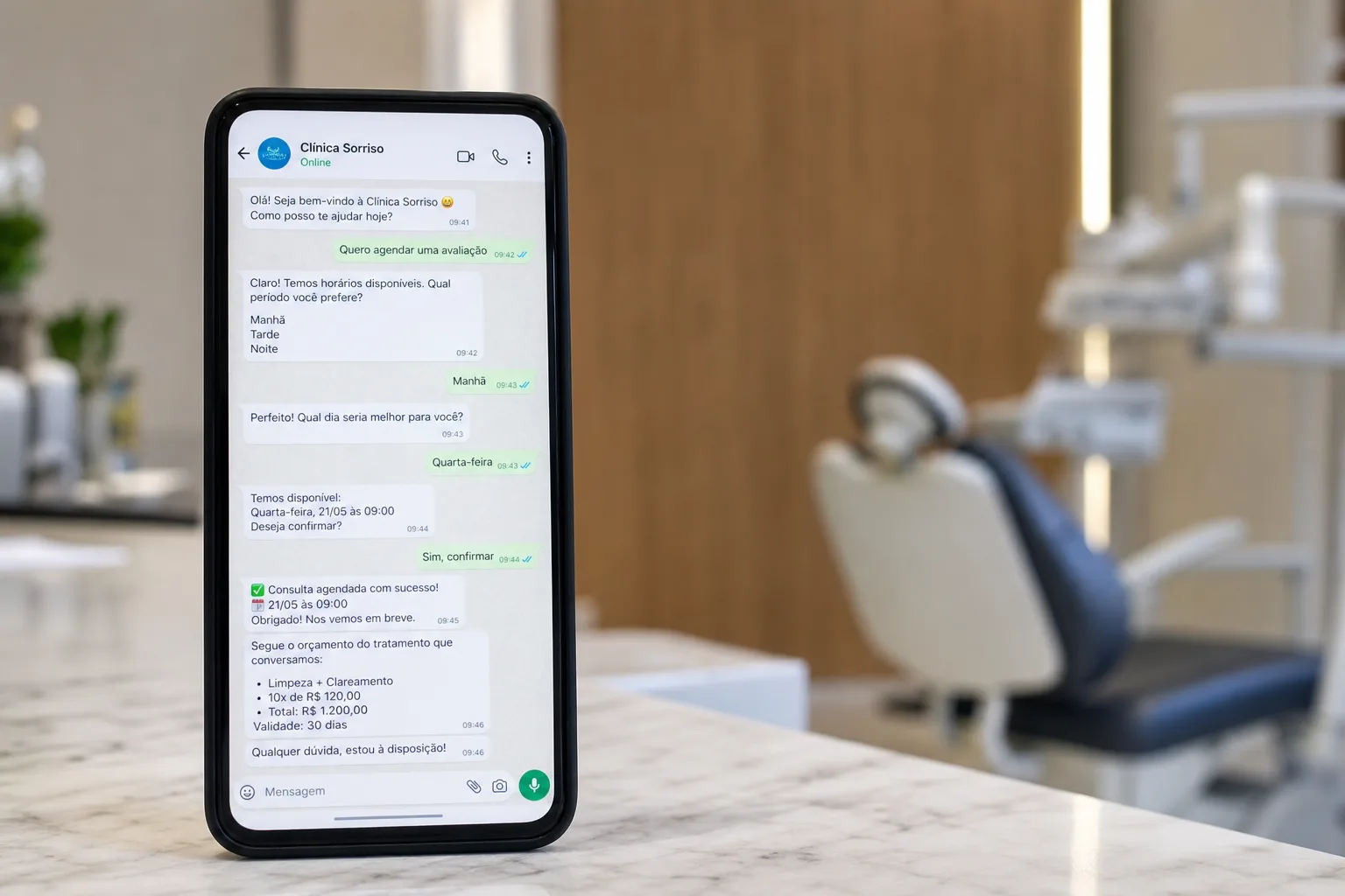 Chatbot para Dentistas: Agendamento, Orçamento e Fidelização de Pacientes