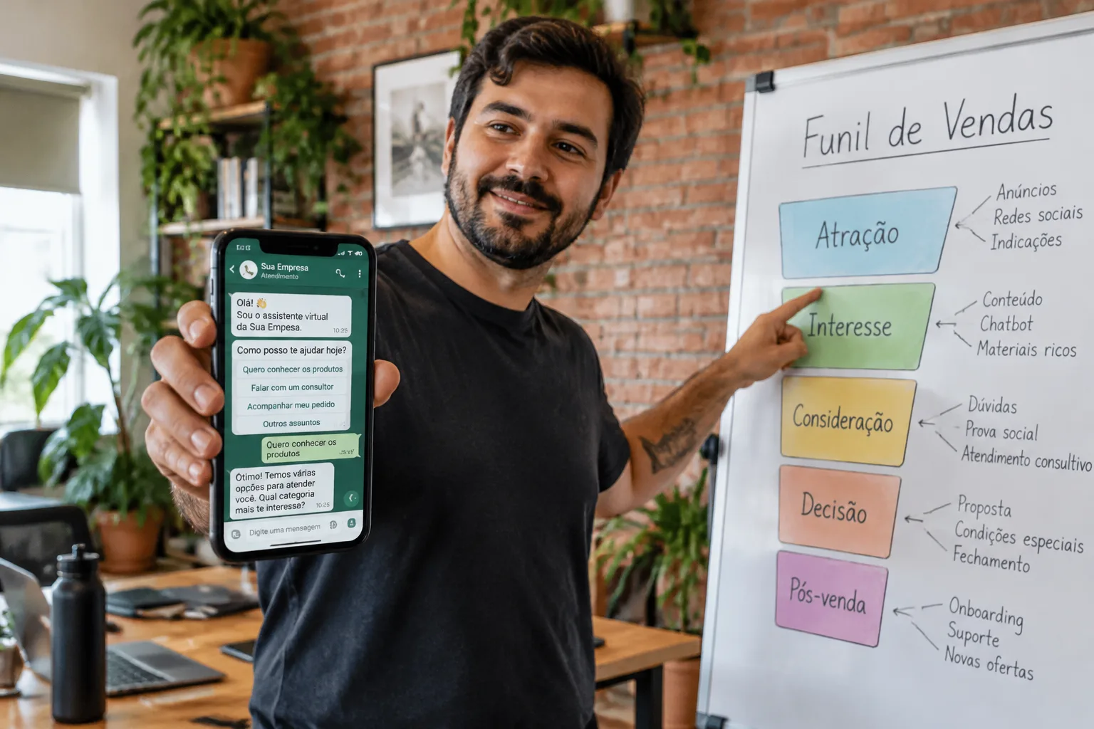 Como Criar um Chatbot e um Funil de Vendas no WhatsApp para Aumentar Conversões