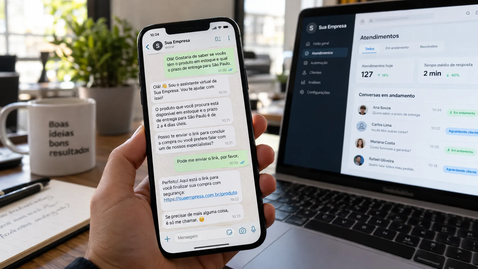 IA agêntica no WhatsApp: como a automação inteligente transforma o atendimento ao cliente