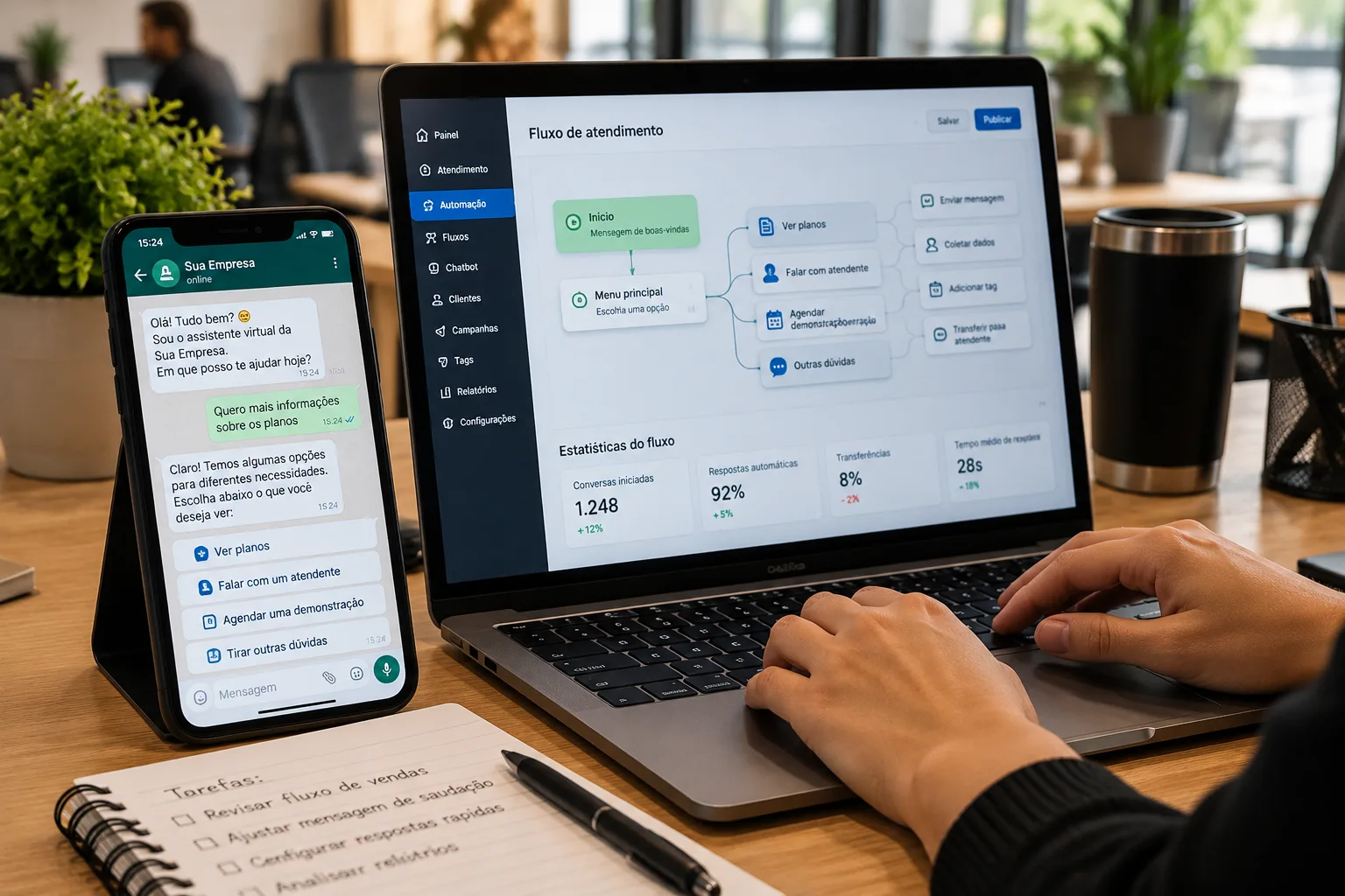 IA no WhatsApp para PMEs: como a automação transforma o atendimento empresarial