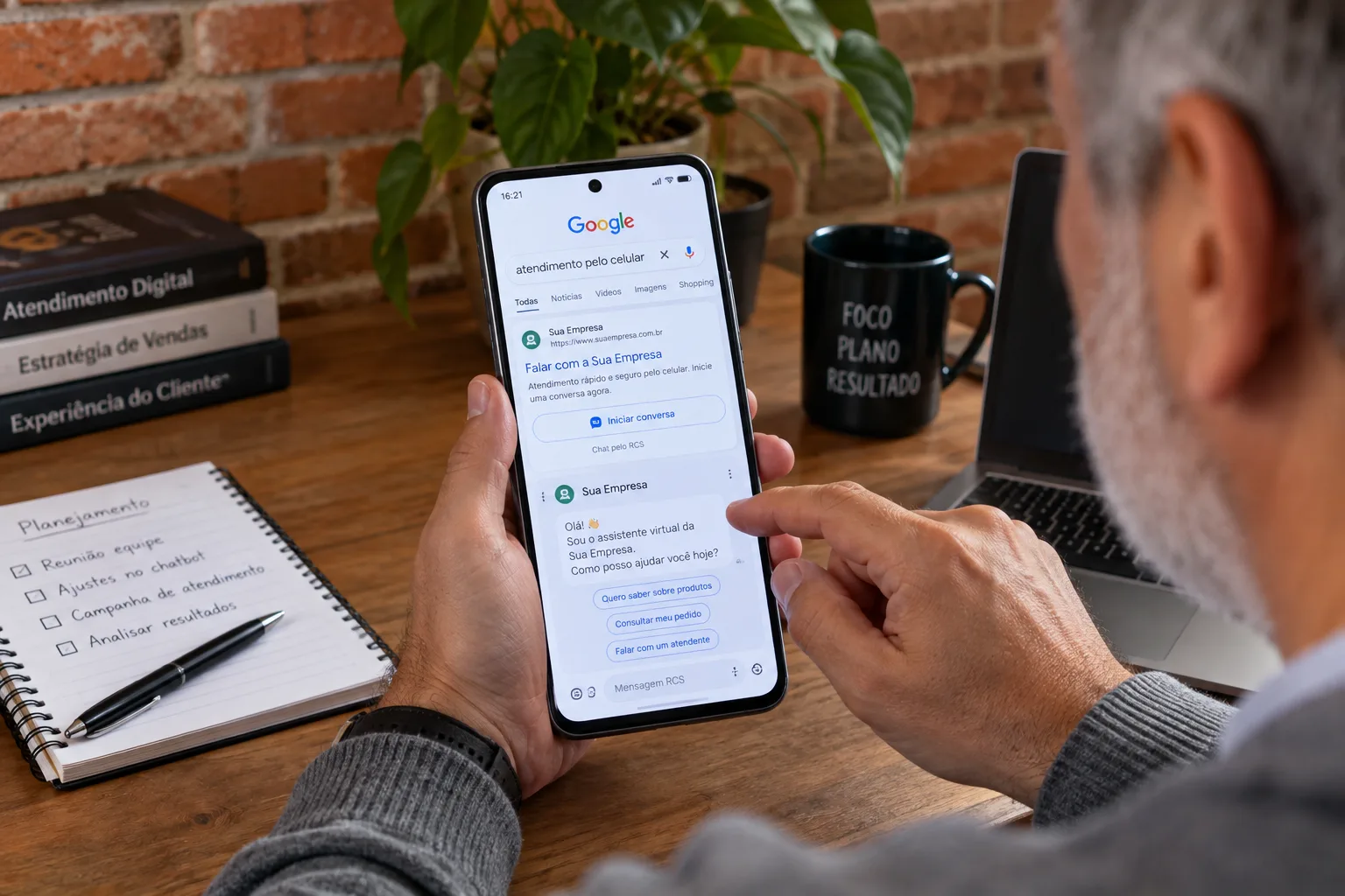 RCS P2A: como transformar buscas no Google em conversas inteligentes com clientes